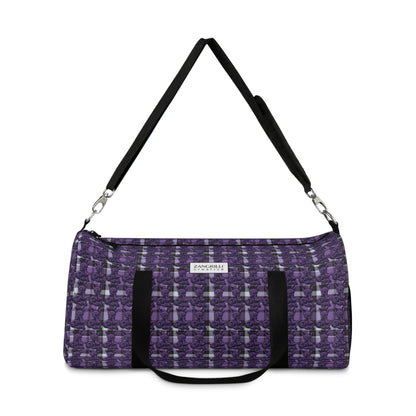 Feebee is Mad for Plaid - Purple (Duffle Bag - 2 sizes!)
