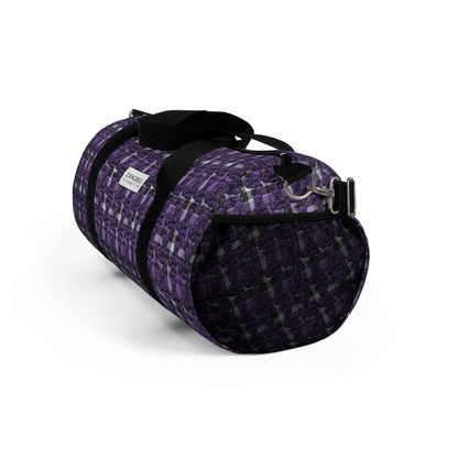 Feebee is Mad for Plaid - Purple (Duffle Bag - 2 sizes!)