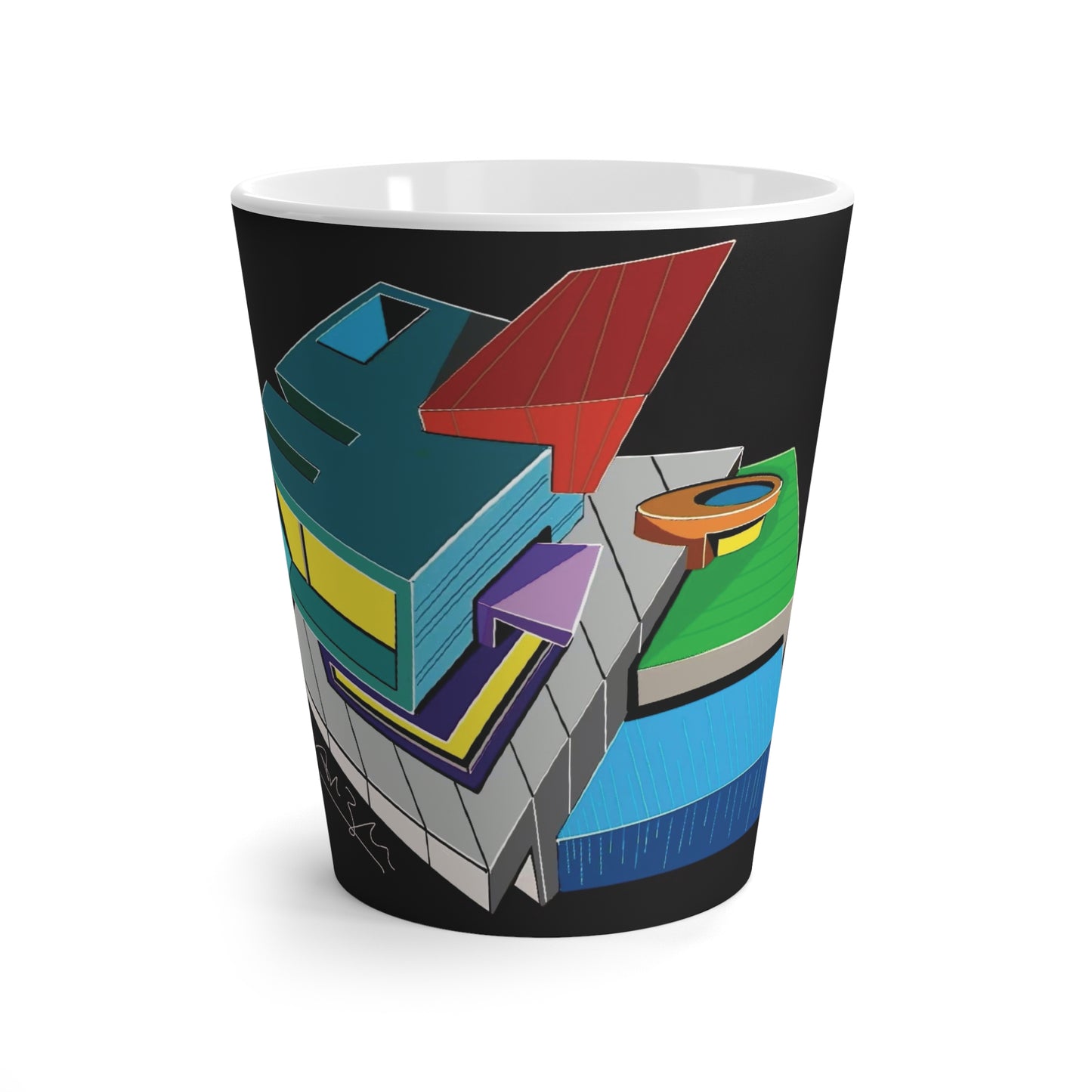 Architectonic - Aqua Cube (12 oz. Mug)