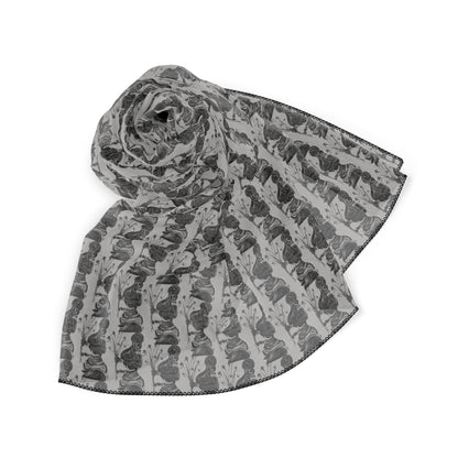 Reale Women ...Buy Themselves Flowers (Scarf-Greyscale)